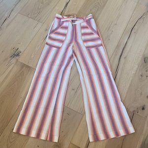 Jen Pirate booty striped pant sz 2